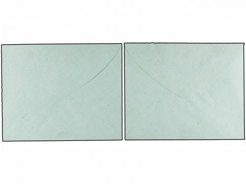 ✉ NYASSALAND. Sg. 142, 143. 1945. Two covers. 10 shillings a