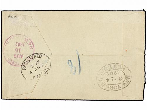 ✉ NIGERIA. Sg. 11, 12, 14. 1902. NORTH NIGERIA. NIGERIA to U
