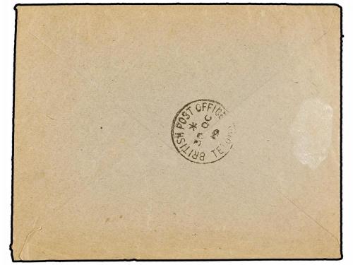 ¿ MARRUECOS INGLES. Sg. 132. 1919. TETUAN local cover send w