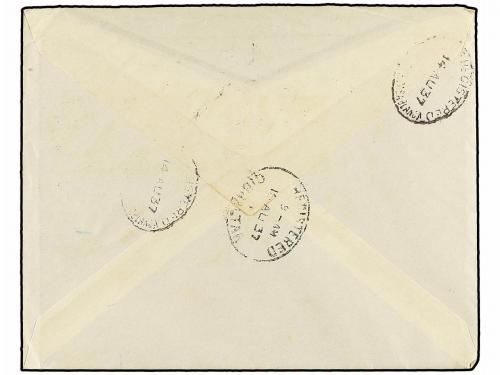 ¿ MARRUECOS INGLES. 1937 (14th August). CASABLANCA to GIBRAL