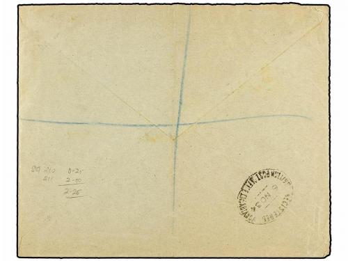 ✉ MARRUECOS INGLES. 1934. CASABLANCA to LONDON. Registered e