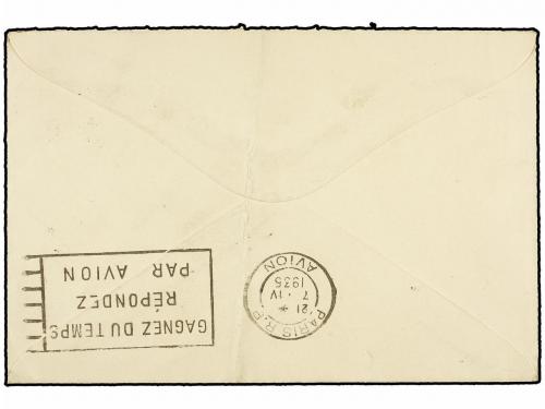 ¿ MARRUECOS INGLES. 1935. MARRAKESCH to EDIMBURGH. AIR MAIL