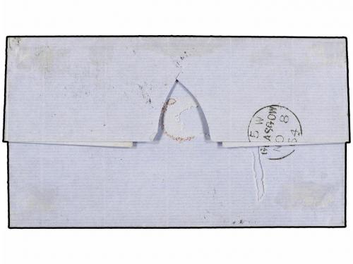 ✉ CANADA. Sg. 42. 1864. TORONTO to GLASCOW (Scotland). Lette