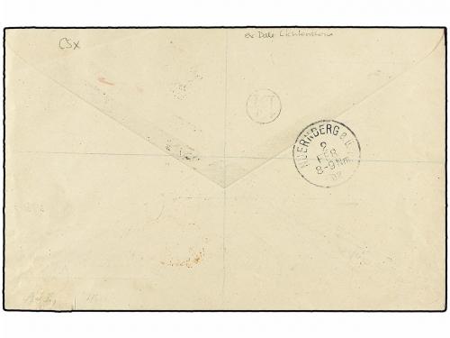 ¿ GAMBIA. 1902. BATHURST to GERMANY. Very nice franking incl