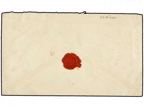 ✉ Δ MALAYA. 1936. PENANG to LONDON. Envelope franked with 2 