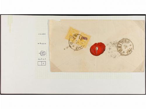 ✉ IRAN. 1898. Six covers franked by stamps with handstamped 