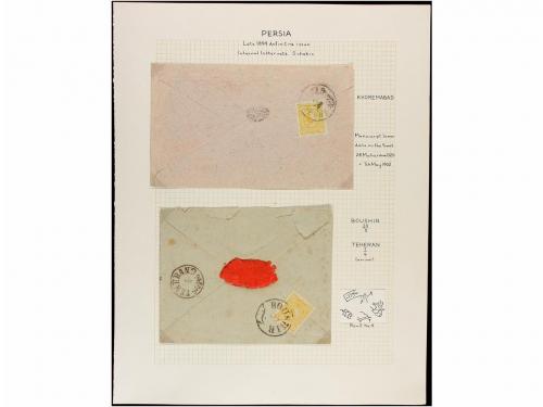 ✉ IRAN. 1899-1901. Eleven covers, diverse frankings (see web