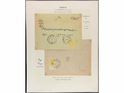✉ IRAN. 1899-1901. Eleven covers, diverse frankings (see web
