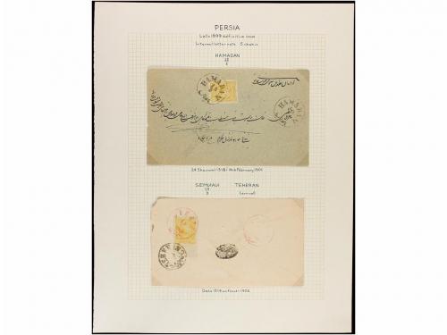 ✉ IRAN. 1899-1901. Eleven covers, diverse frankings (see web