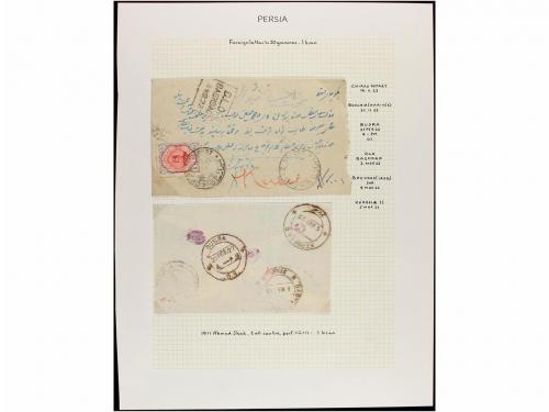 ✉ IRAN. 1922. Three interesting covers from CIRAZ to KERBALA