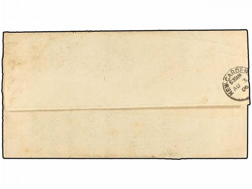 ✉ IRAN. 1906. TEHERAN to ENGLAND. Printed matter wraper fran