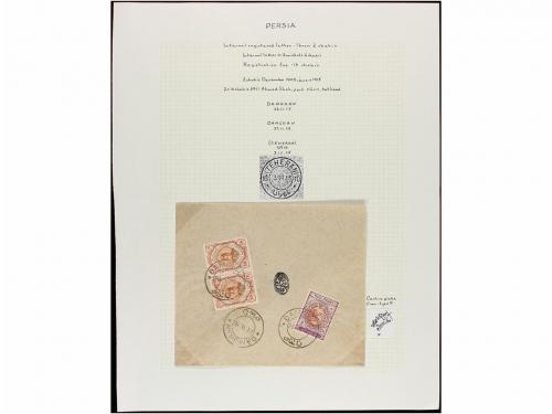 ✉ IRAN. 1915. Thirty covers, diverse frankings (see web). 