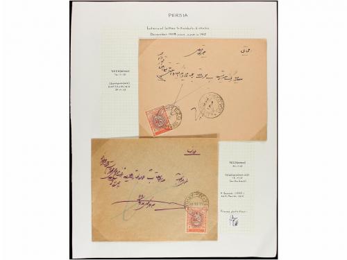 ✉ IRAN. 1915. Thirty covers, diverse frankings (see web). 