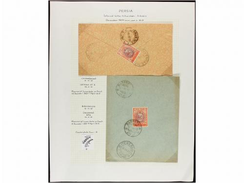 ✉ IRAN. 1915. Thirty covers, diverse frankings (see web). 