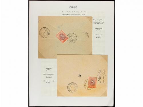 ✉ IRAN. 1915. Thirty covers, diverse frankings (see web). 