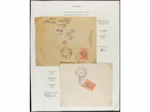 ✉ IRAN. 1915. Thirty covers, diverse frankings (see web). 