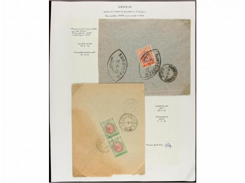✉ IRAN. 1915. Thirty covers, diverse frankings (see web). 