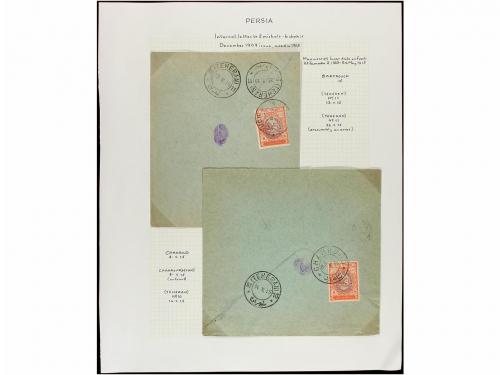 ✉ IRAN. 1915. Thirty covers, diverse frankings (see web). 
