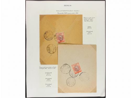 ✉ IRAN. 1915. Thirty covers, diverse frankings (see web). 
