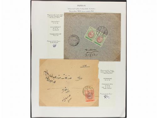 ✉ IRAN. 1915. Thirty covers, diverse frankings (see web). 