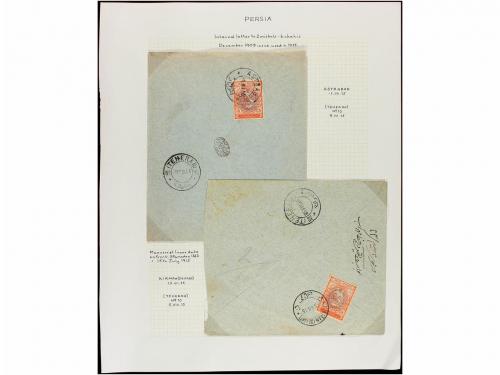 ✉ IRAN. 1915. Thirty covers, diverse frankings (see web). 