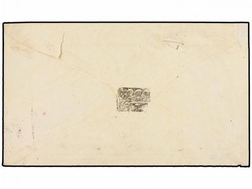 ✉ IRAN. 1879. SCHIRAS to ISFAHAN. 5 ch. black and rose with 