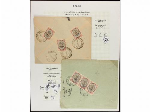 ✉ IRAN. 1921-22. Twenty two covers diverse frankings (see we