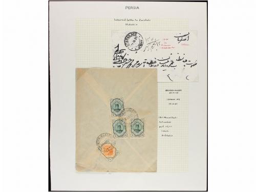 ✉ IRAN. 1921-22. Twenty two covers diverse frankings (see we