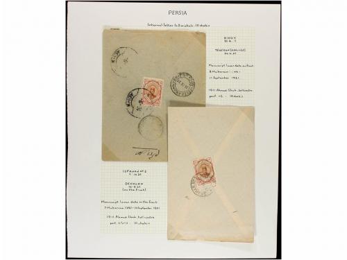 ✉ IRAN. 1921-22. Twenty two covers diverse frankings (see we