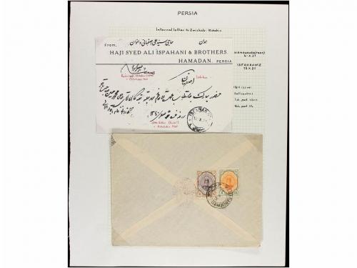 ✉ IRAN. 1921-22. Twenty two covers diverse frankings (see we