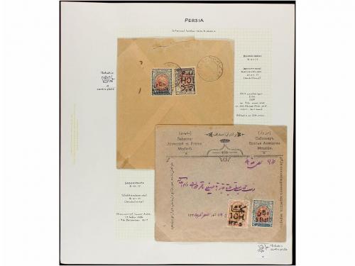 ✉ IRAN. 1917-18. Eleven covers, diverse frankings (see web).
