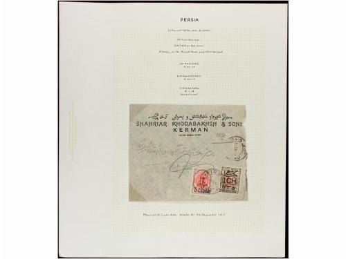 ✉ IRAN. 1917-18. Eleven covers, diverse frankings (see web).