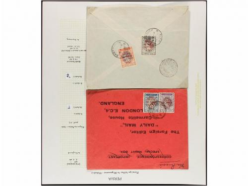 ✉ IRAN. 1926-28. Twenty six covers sent to overseas diverse 