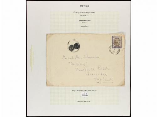✉ IRAN. 1926-28. Twenty six covers sent to overseas diverse 