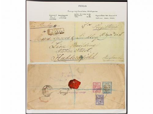 ✉ IRAN. 1926-28. Twenty six covers sent to overseas diverse 