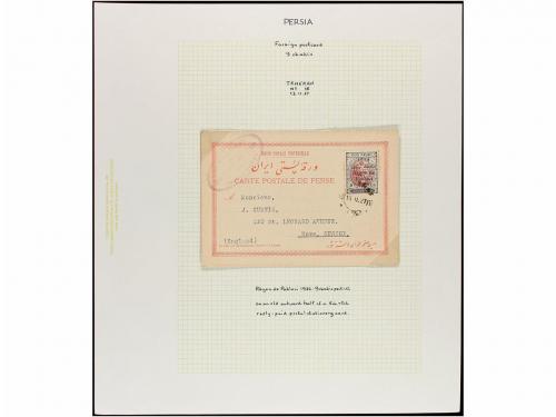 ✉ IRAN. 1926-28. Twenty six covers sent to overseas diverse 