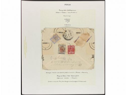 ✉ IRAN. 1926-28. Twenty six covers sent to overseas diverse 