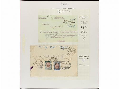 ✉ IRAN. 1926-28. Twenty six covers sent to overseas diverse 