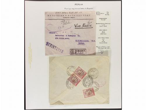 ✉ IRAN. 1926-28. Twenty six covers sent to overseas diverse 