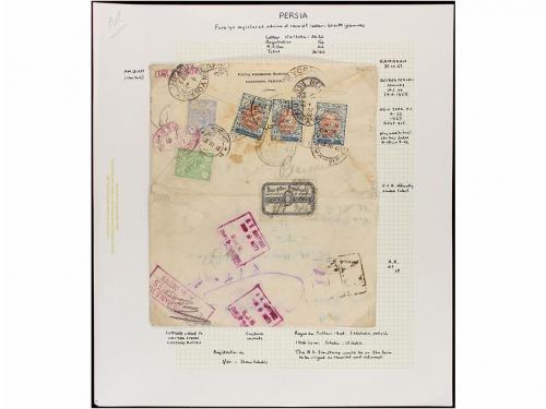 ✉ IRAN. 1926-28. Twenty six covers sent to overseas diverse 