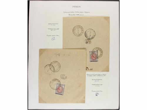 ✉ IRAN. 1910-11. Forty nine covers, diverse franings (see we