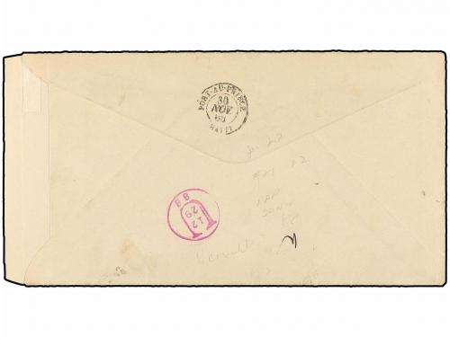 ✉ HAITI. Sc. 21 (2), 24 (2). 1888. JEREMIE a NEW YORK. Carta