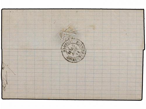 ¿ HAITI. 1881 (20 Julio). CAP HAITIEN a FRANCIA. 1 cto. rojo