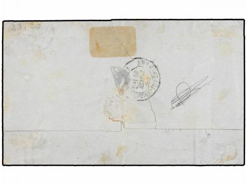 ¿ HAITI. 1883. CAP HAITIEN a NANTES (Francia). 3 cents. cast