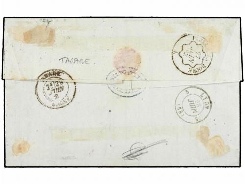 ¿ HAITI. 1883. PORT AU PRINCE a LYON y reexpedida a TARARE.