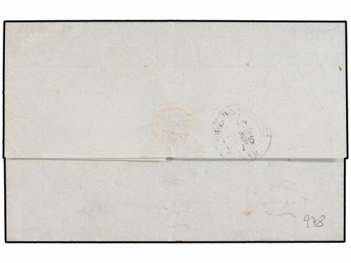 ¿ HAITI. 1883. CAP HAITIEN a FRANCIA. 1 cent. rojo, 2 cts. v