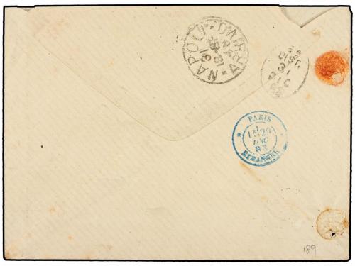 ¿ HAITI. 1883 (10 Diciembre). PORT AU PRINCE a NÁPOLES (Ital