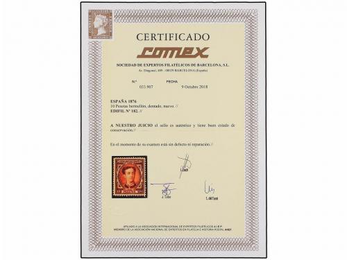 * ESPAÑA. Ed. 182. 10 pts. naranja. Excelente centraje. MAGN