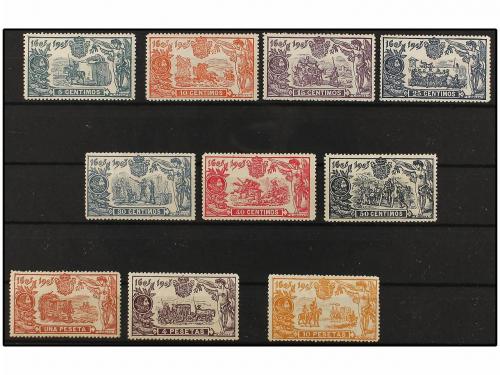 LOTES y COLECCIONES. CONJUNTO de fichas con sellos clásicos