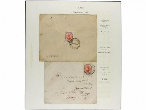 ✉ IRAN. 1922. OVPR. CONTROLE 1922 issue. Thirteen covers (on